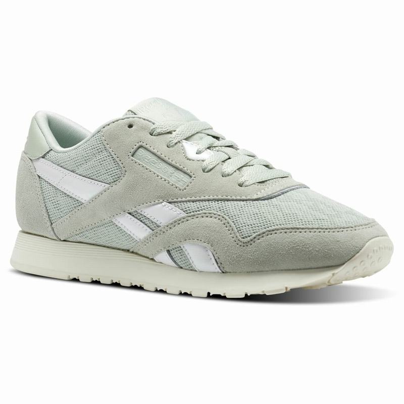 Tenisi Reebok Classic Nylon Cold Pastel Dama Verzi Romania YD8938ZQ